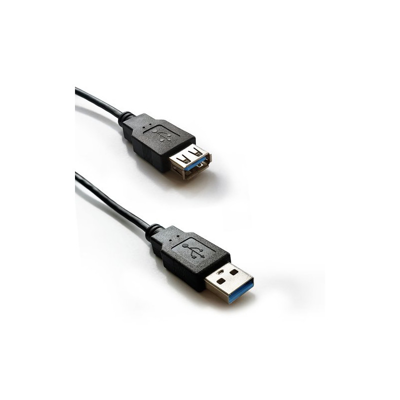 2m Atlantis USB 3.0 Extension Cable, Type A, Black
