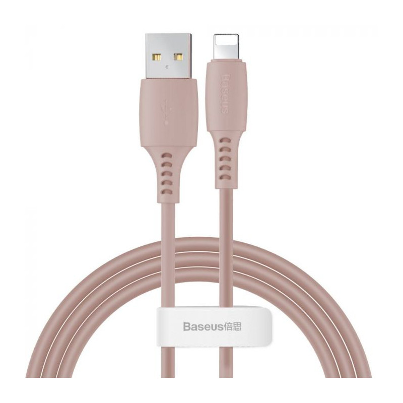 1.2m Baseus Type-C Lightning Colourful Power Cable 18W Pink