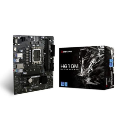 MB BIOSTAR H610MHP LGA11700 (ALDER LAKE) 2DDR4 VGA+HDMI PCIE, M.2 MATX