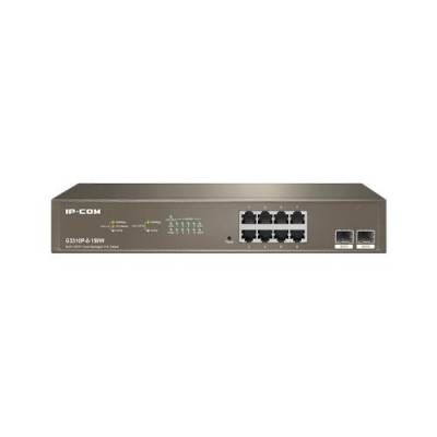 SWITCH IP-COM G3310P-8-150W 8P GIGABIT + 2SFP Cloud Managed Max PoE per porta: 30W - PoE totale 130W