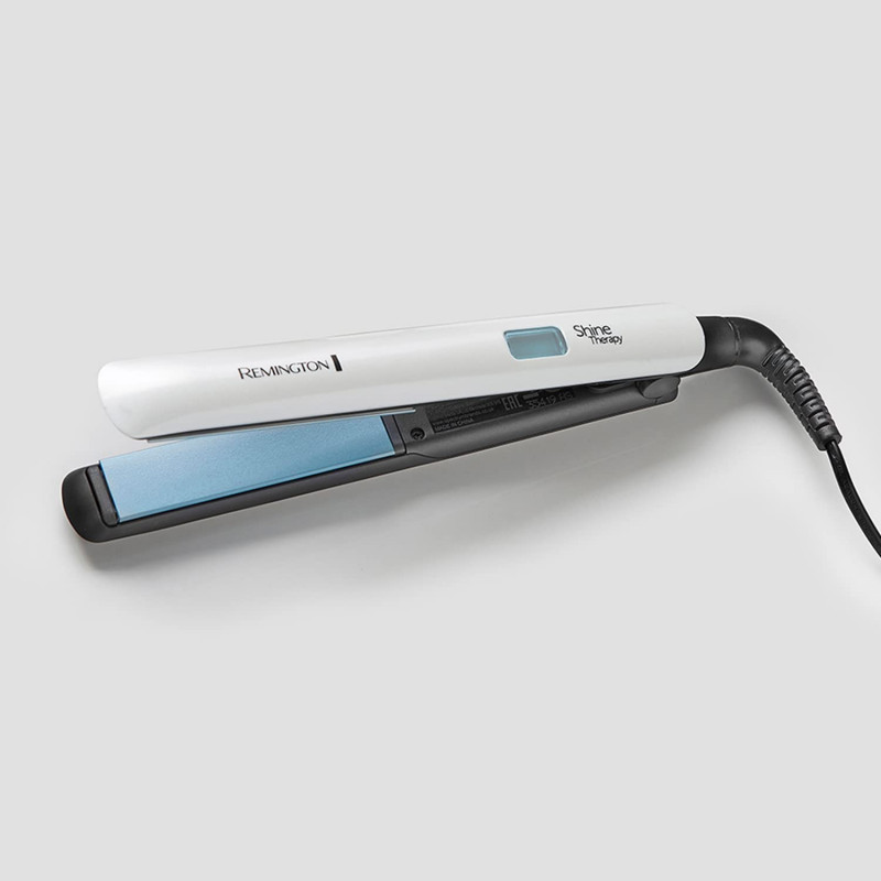 Remington  Shine theray straightener infused with conditioners & moroccan argan oil