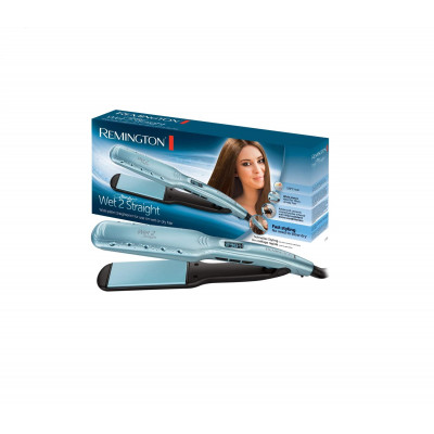 Remington Wet 2 Straight wide plate straightener for use one wet or dry hair 230° C heat