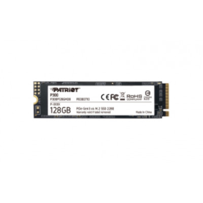 SSD PATRIOT 128GB P300 M.2(2280) PCIe Gen3 x4 READ:1600MB WRITE:600 MB/S - P300P128GM28