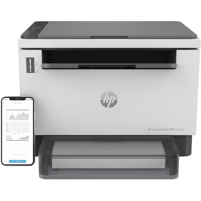 HP LaserJet Tank MFP 2604dw Printer, Black and white, Printer for Business, Wireless Two-sided printing Scan to email Scan to