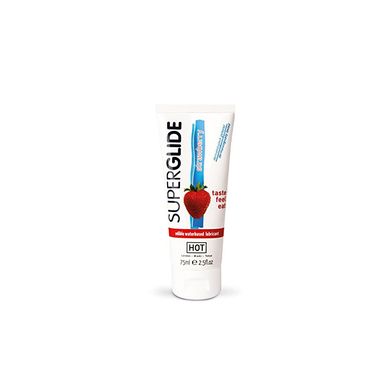 Edibles Superglide Strawberry Lube 75ml