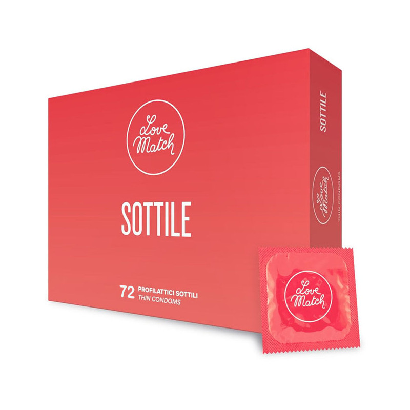 Love Match Thin Condoms Bundle 72 Pack