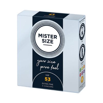 MISTER SIZE 53 mm Condoms x3 pcs