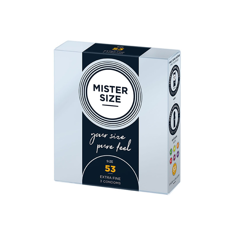 MISTER SIZE 53 mm Condoms x3 pcs