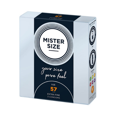 MISTER SIZE 57 mm Condoms x3 pcs