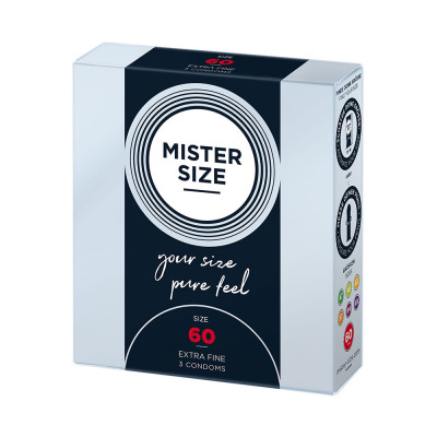 MISTER SIZE 60 mm Condoms x3 pcs