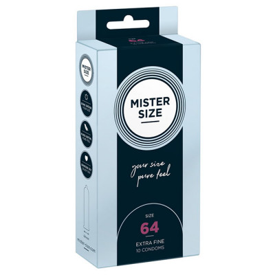 MISTER SIZE 64 mm Condoms x10 pcs