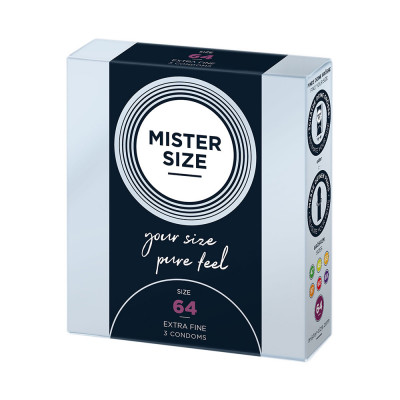 MISTER SIZE 64 mm Condoms x3 pcs