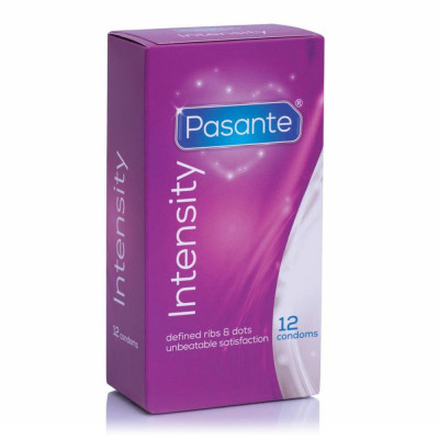 Pasante Ribs & Dots Intensity Condoms x12 pcs