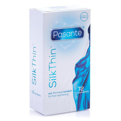 Pasante Silk Thin Condoms Bundle 72 Pack