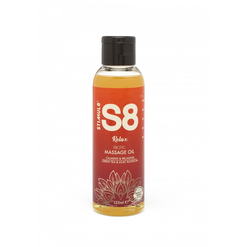S8 Green Tea & Lilac Blossom Massage Oil 125ml