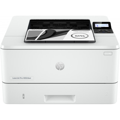 HP LaserJet Pro HP 4002dwe Printer, Black and white, Printer for Small medium business, Print, Wireless HP+ HP Instant Ink