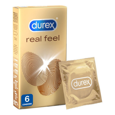 Durex Real Feel Condoms 6 Pack