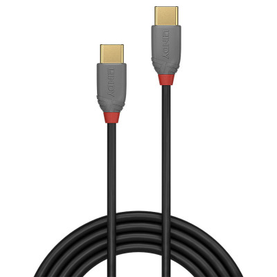 Lindy 3m USB 2.0 Type C Cable, Anthra Line