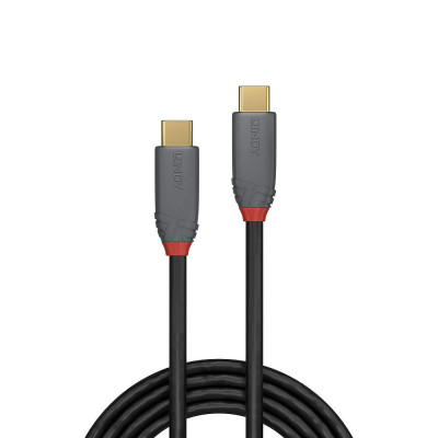 Lindy 1,5m USB 3.2 Type C Cable, 5A PD, Anthra Line