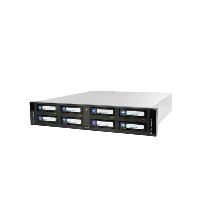 Overland-Tandberg RDX QuikStation 8 RM, 8-bay, 2x 10Gb Ethernet, removable disk array, 2U rackmount