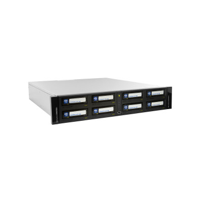 Overland-Tandberg RDX QuikStation 8 RM, 8-bay, 2x 10Gb Ethernet, removable disk array, 2U rackmount