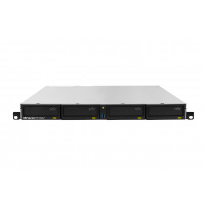 Overland-Tandberg RDX QuikStation 4 RM, 4-Bay, 4x 1Gb Ethernet, removable disk array, 1U rackmount