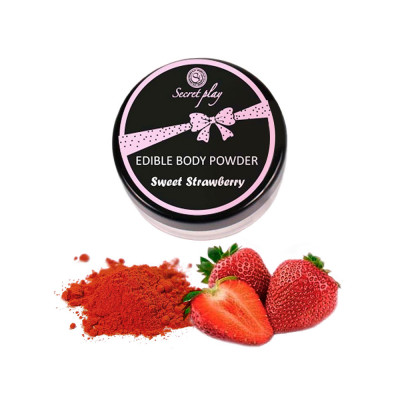 Strawberry Edible Body Powder