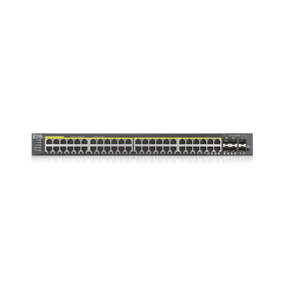 Zyxel GS2220-50HP-EU0101F network switch Managed L2 Gigabit Ethernet (10 100 1000) Power over Ethernet (PoE) Black