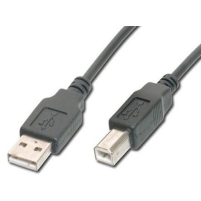 CAVO DIGITUS USB 2.0 A-B M-M 1MT in RAME Colore NERO