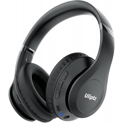 Uliptz Bluetooth Wireless Headphones, 65 Hours of Playback, 6 EQ Sound Modes - B