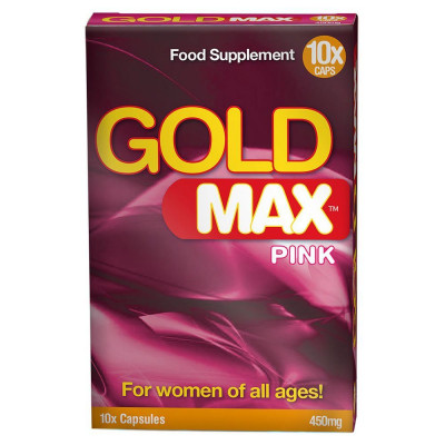 GoldMAX Libido Supplement 10 Caps For Women Pink 450mg