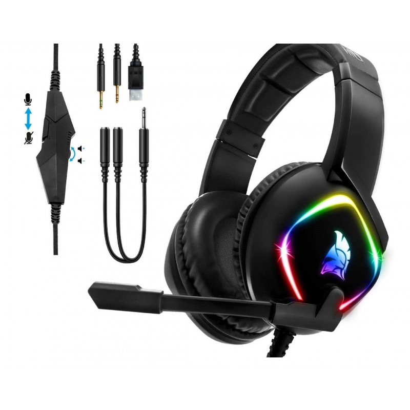 EMPIRE GAMING GHD10 Headset Gaming for PC Xbox One, PS4, PS5, Nintendo Switch