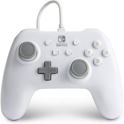 PowerA Wired Controller for Nintendo Switch White, White