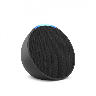 Echo Pop | Smart Bluetooth Speaker Alexa, Compact and Powerful | Charcoal