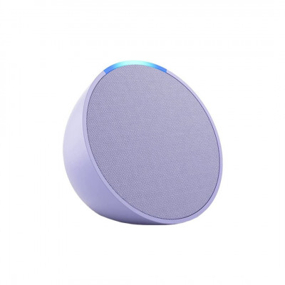 Echo Pop | Smart Bluetooth Speaker Alexa, Compact and Powerful | Lavender Bloom
