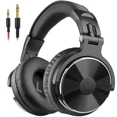 OneOdio Pro 10 Over Ear Headphones with Shareport Microphone Black