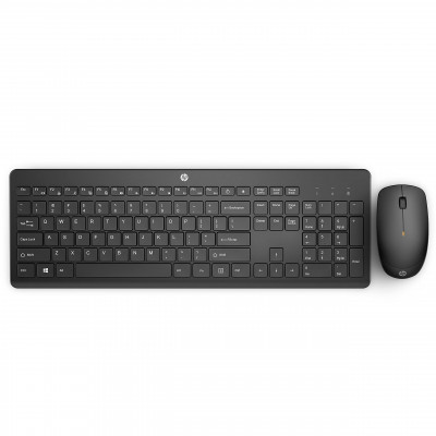 HP 230 Wireless Keyboard and Mouse Combo Set, Wireless USB-A, Black