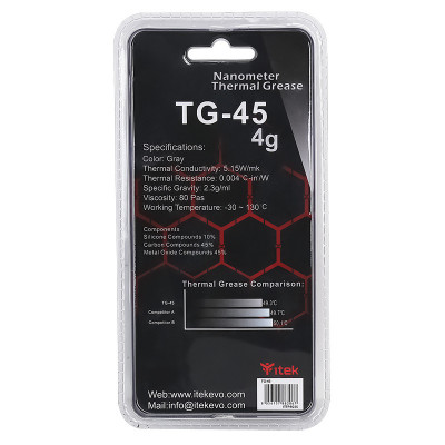 itek TG-45 heat sink compound Thermal paste 5.15 W m·K 4 g