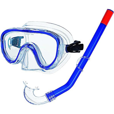 SEAC Marina Siltra, Unisex Kids Snorkeling Mask and Snorkel Kit Blue