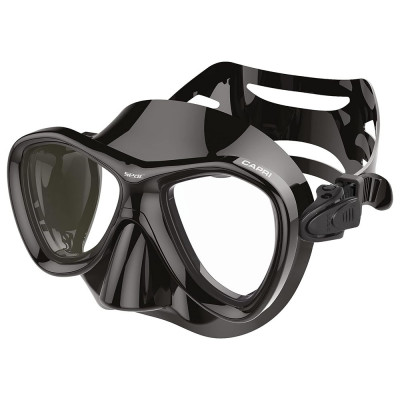 SEAC Capri Black, Diving Mask for Men and Women, Ideal for Unisex Adult Snorkeling