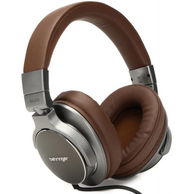 Behringer BH 470 Studio Monitoring Headphones, Noise Isolating, Brown