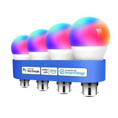 Meross Colour Smart 9w LED Bulb E27, Compatible With Echo Alexa Google Home