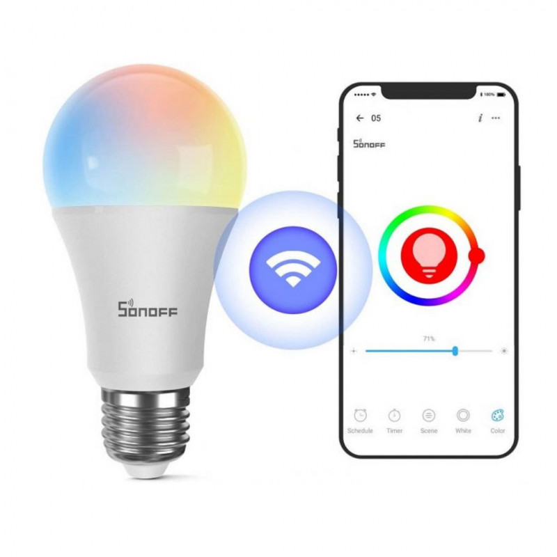 Sonoff WiFi Smart LED Light Bulb Bayonet (color+warm/cold white)