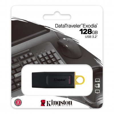 Kingston Data Traveler Exodia128GB - Flash Drive 1USB 3.2 Gen 1