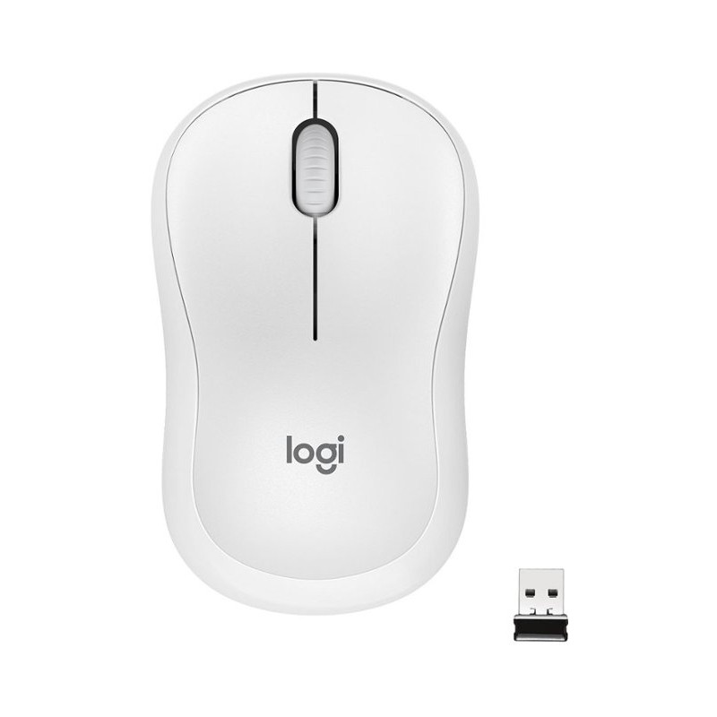 Logitech M220 Silent Wireless Mouse - White