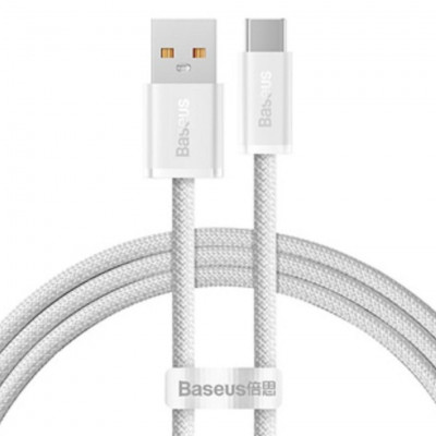 1m Baseus USB-A/Type-C Dynamic Series cable, 100W - White