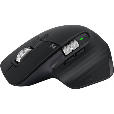 Logitech MX Master 3S Wireless Performance Mouse Ultra Fast Scrolling Ergonomic, Black