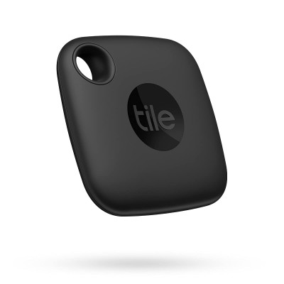 Tile Mate (2022) 1-Pack, Black. Bluetooth Tracker, Keys Finder And Item Locator