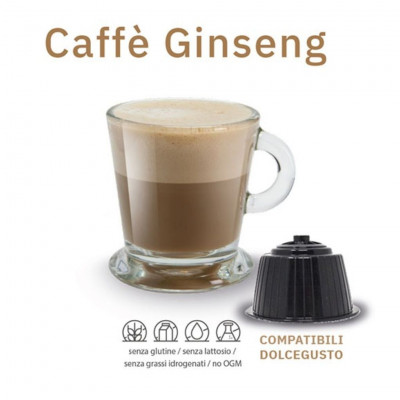 Cortese Caffe Ginseng Compatible Dolce Gusto, X 10