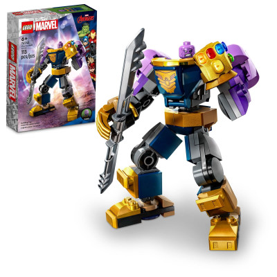 LEGO 76242 Marvel Armor Mech Thanos Avengers Superhero Action Figure Set Build